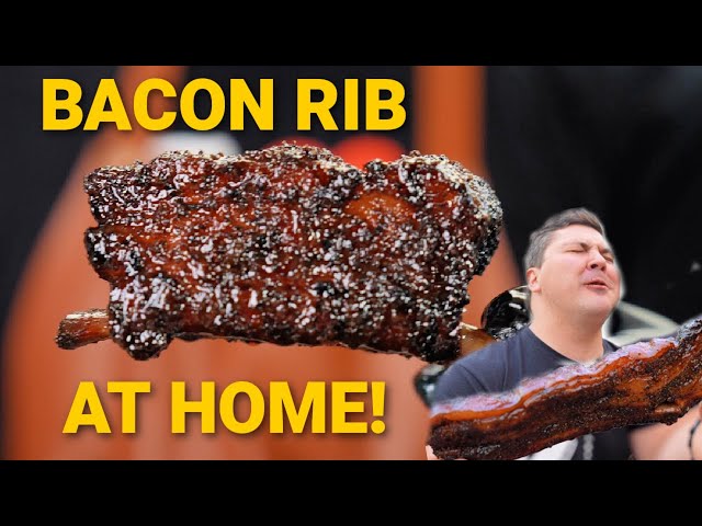 I Tried Making the Bacon Rib at Home