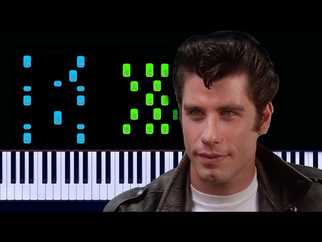 Grease - You're The One That I Want Piano Tutorial