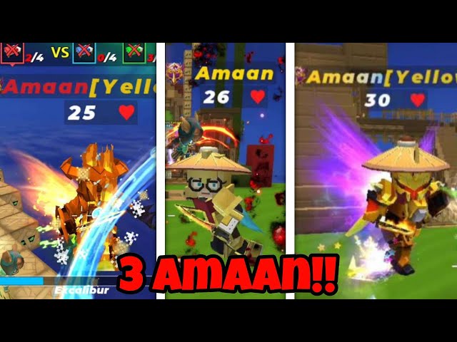 I Found 3 AMAAN With Colour Name?! (Blockman Go)