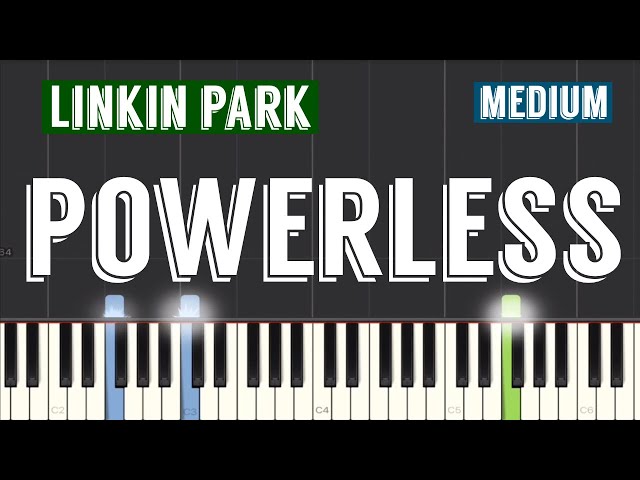 Linkin Park - POWERLESS Piano Tutorial | Medium