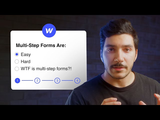 No-code multi-step forms that convert: Webflow tutorial