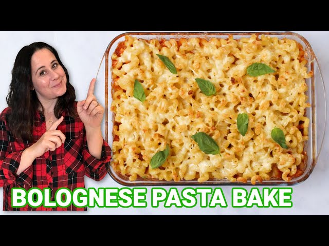 Family Friendly Comfort Food! Bolognese Pasta Bake.