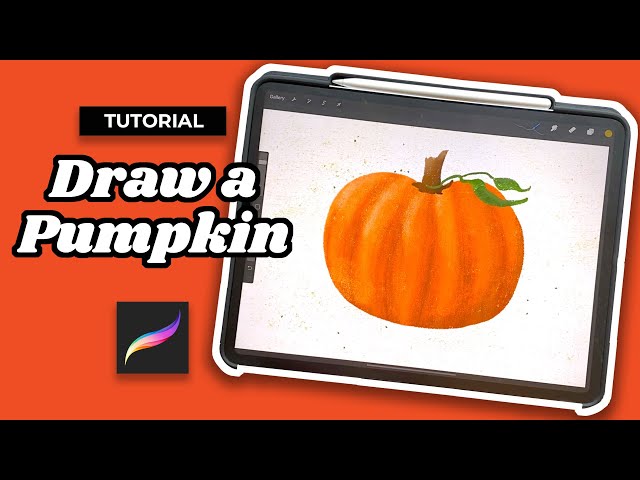 How to Draw a Pumpkin in Procreate
