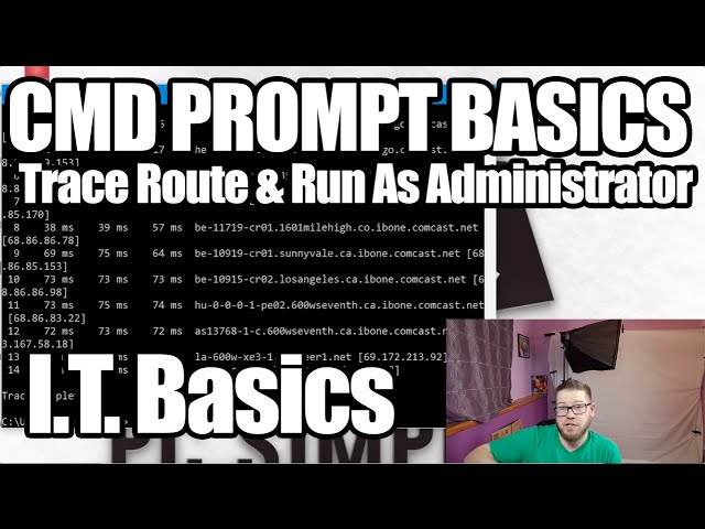 Trace Route and Run As Administrator - IT Basics