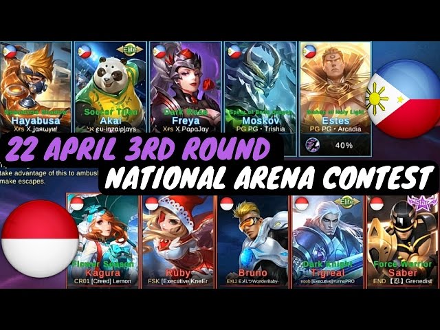 [Philippines Vs Indonesia]  | 3rd Game National Arena Contest 22 April.