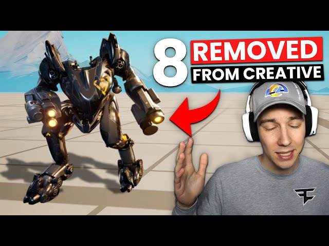 8 THINGS EPIC REMOVED FROM FORTNITE CREATIVE