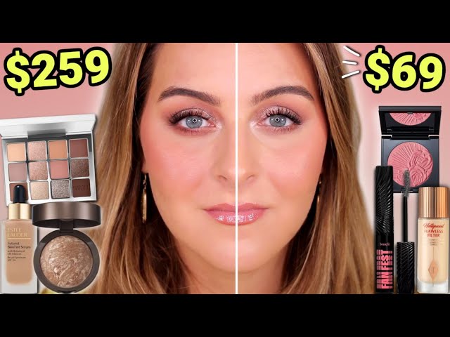 AFFORDABLE vs. HIGH-END Makeup Comparison 2024 // this will shock you!