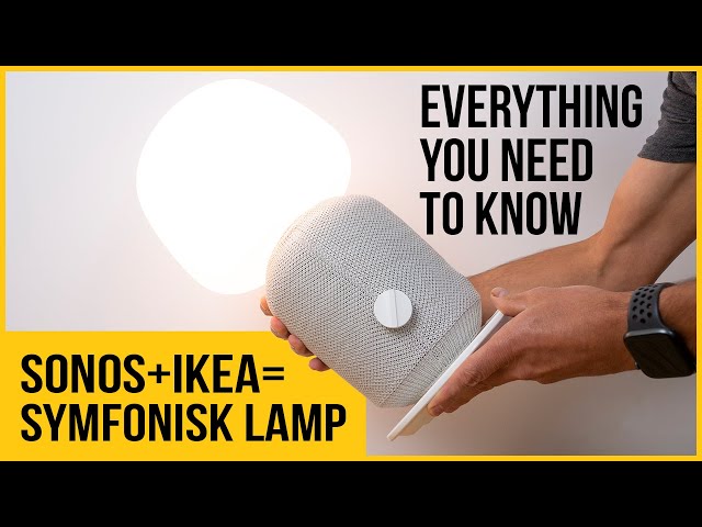 Ikea Sonos Symfonisk review | Wireless speaker lamp | Sound test | Setup inc smart lighting
