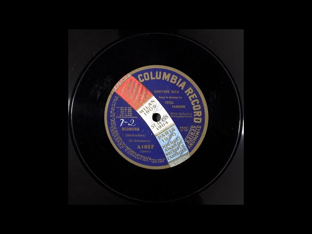 Widmung #1911 #vinyl shellac records
