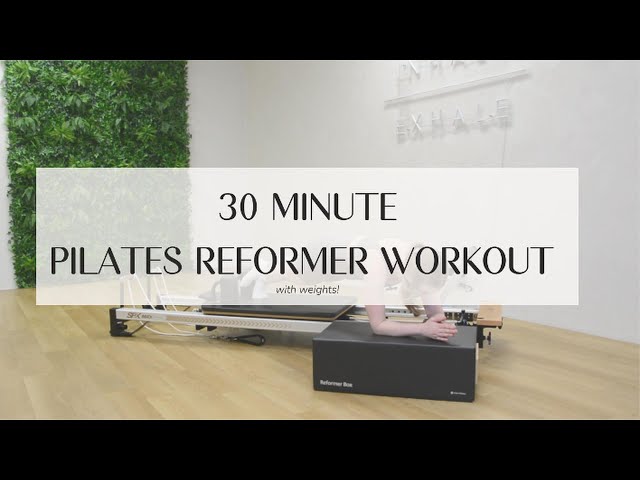 30 Minute Full Body Pilates Reformer Workout with Weights | Strengthen and Stretch | Align With Ali