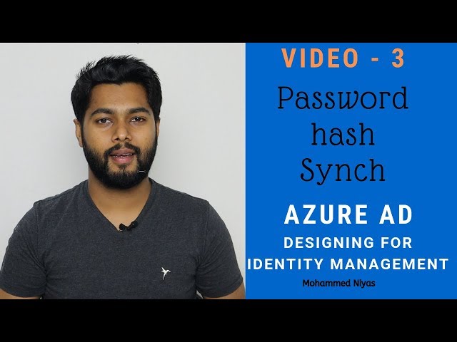 Azure AD - AD Connect - configure Password Hash Synchronization  - Identity & Access management V 3