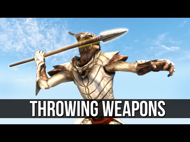 Skyrim Throwing Weapon Mods are Very Fun!