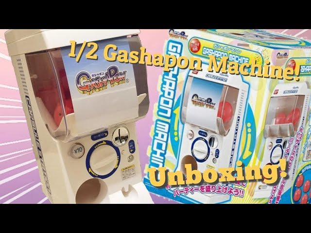 Unboxing : Bandai 1/2 Gashapon Capsule Station (Japan ver.) ガシャポンマシン (4K)