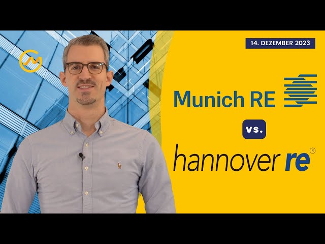 Münchener Rück vs. Hannover Rück // Aktien-Duell 2023 // David überholt Goliath?