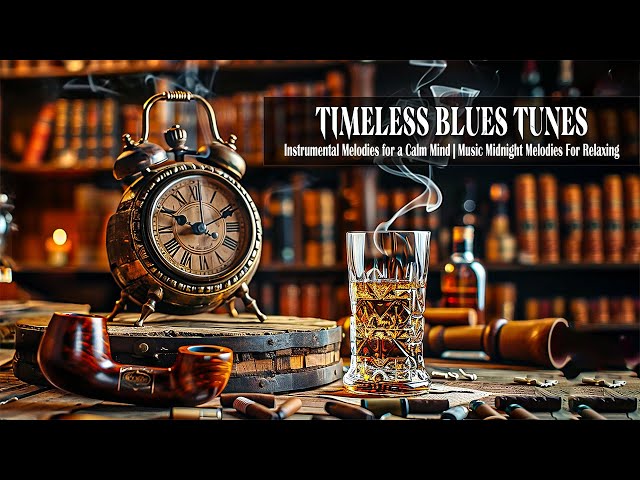 Timeless Blues Tunes - Instrumental Melodies for a Calm Mind | Music Midnight Melodies For Relaxing