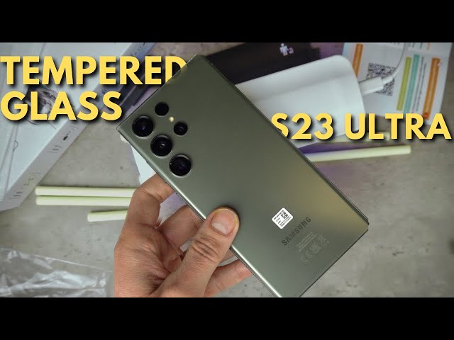 Samsung Galaxy S23 Ultra Tempered Glass - BETTER Than Whitestome Dome?!