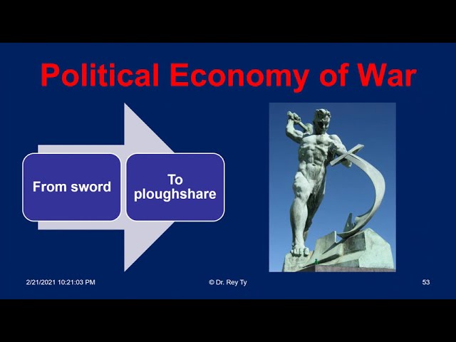 2021. Political Economy of War: Rivalry between Military and Civilian Use of Finite Resources