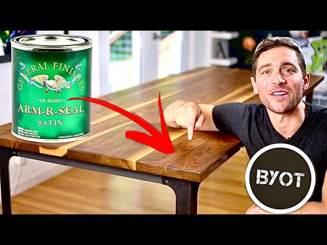 HOW TO REFINISH A TABLE