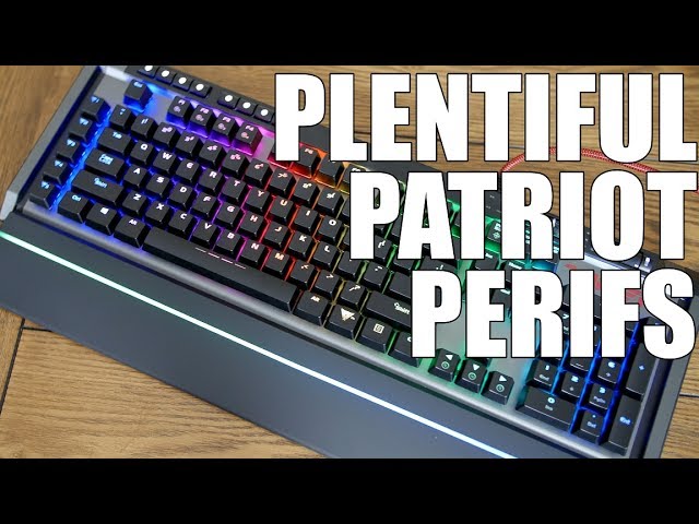 Gaming Peripherals From Patriot - Viper Keyboard, Mouse, and Headset!