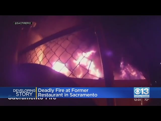 VIDEO: Helmet Camera Footage Shows Response To Deadly Fire At Former Sacramento Restaurant