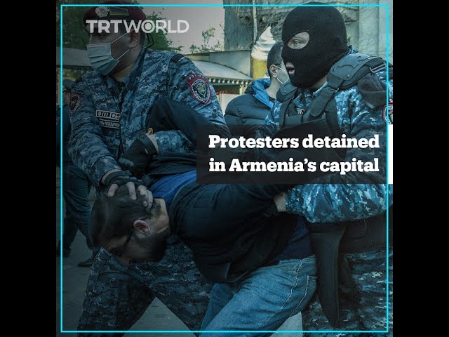Armenian police detain protesters after Nagorno-Karabakh peace deal