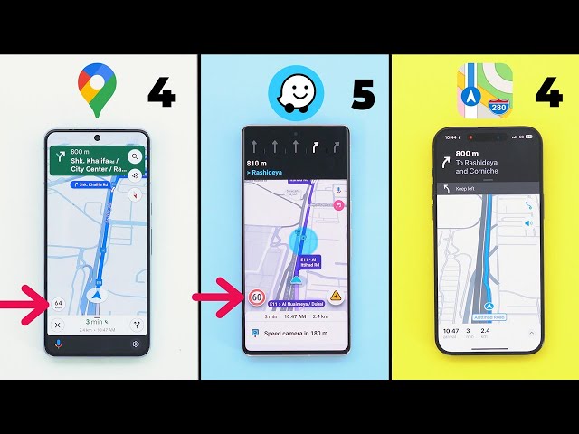 Google Maps vs Waze vs Apple Maps - Outside North America!