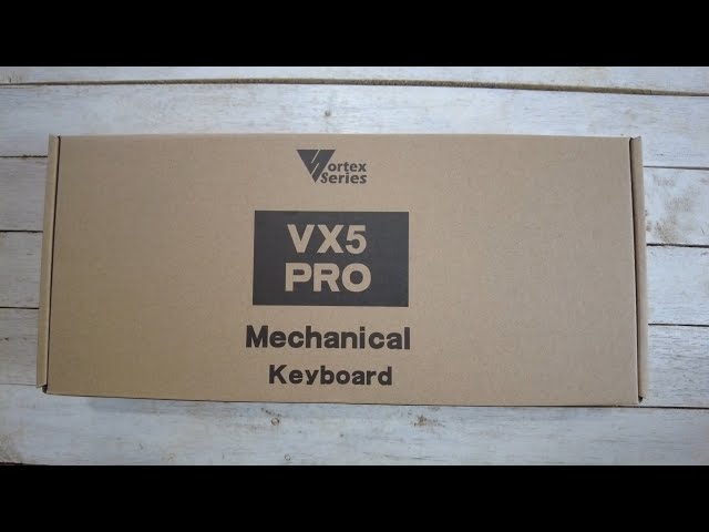 Simple unboxing 30$ universal hotswap keyboard- Vortexseries VX5 Pro