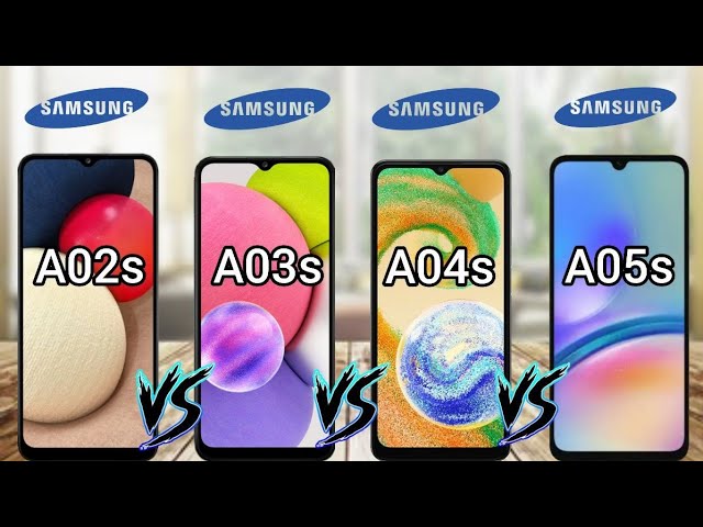 Samsung Galaxy A02s Vs  Galaxy A03s Vs Galaxy A04s Vs Galaxy A05s  Full Comparison