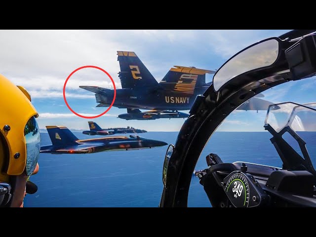 US Navy Blue Angels Fly TOO CLOSE, Then THIS Happened...