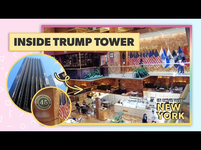 Inside Trump Tower in NYC on 5th Avenue - Exploring Trump Tower NYC 5th Avenue | October 2022