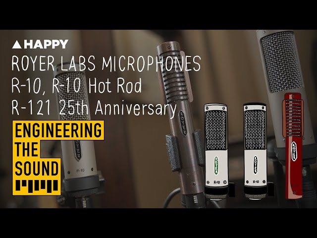 Royer Labs Microphones: R-10, R-10 Hot Rod, R-121 25th Anniversary | Full Demo and Review