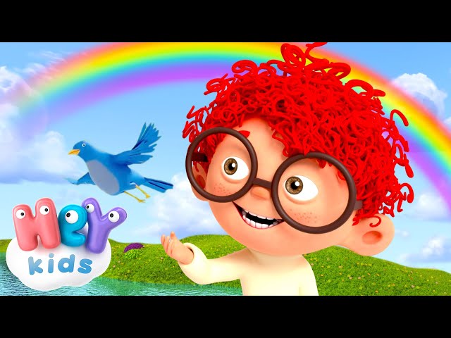 Colors of the rainbow 🌈 | Song for Kids | HeyKids Nursery Rhymes