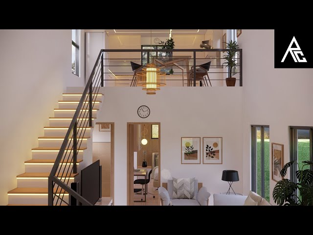 Outstanding Loft-Type Tiny House Design Idea (4.5x9.0 Meters Only)