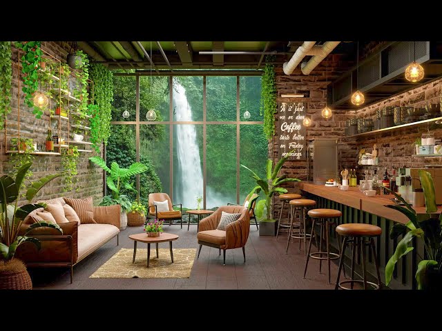 Spring Jazz Coffee Shop Ambience ☕ Jazz Relaxing Music to Work and Study~ Smooth Jazz Instrumental 🌺