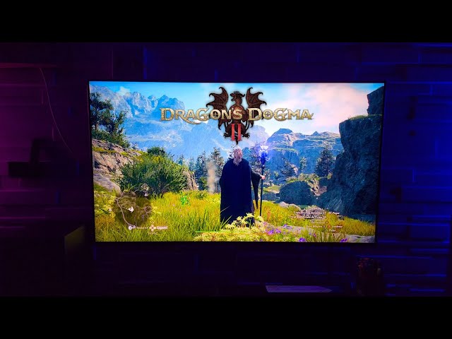 TV Samsung 4K Neo QLED 144Hz + Dragons Dogma 2 (Xbox Series X) - Teste de Imagem + Performance