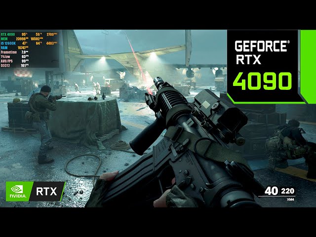 Call of Duty : Black Ops Cold War | RTX 4090 24GB ( 4K Maximum Settings RTX ON / DLSS OFF )