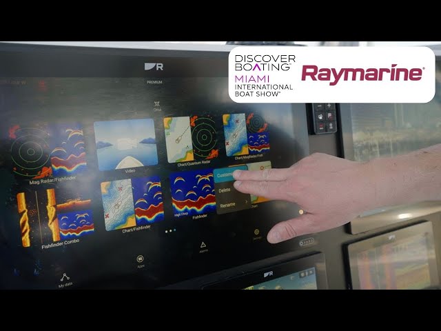 Raymarine Demo at the 2024 Miami Boat Show - Thermal Imaging, User Interface, & YouTube Integration!
