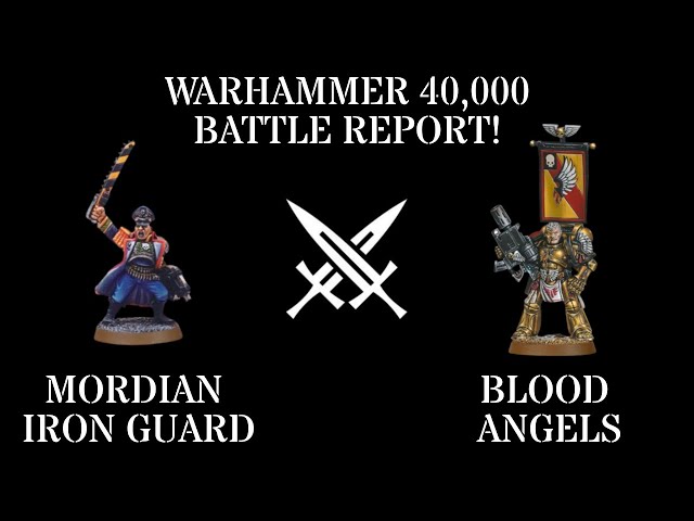 Astra Militarum Vs Blood Angels - Retro White Dwarf Style Battle Report - Warhammer 40,000!