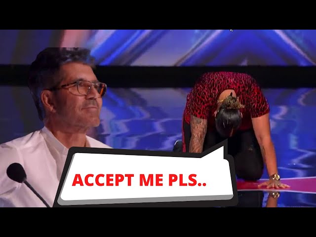 She "WANTED" to be ACCEPTED!  See what SIMON said to her...