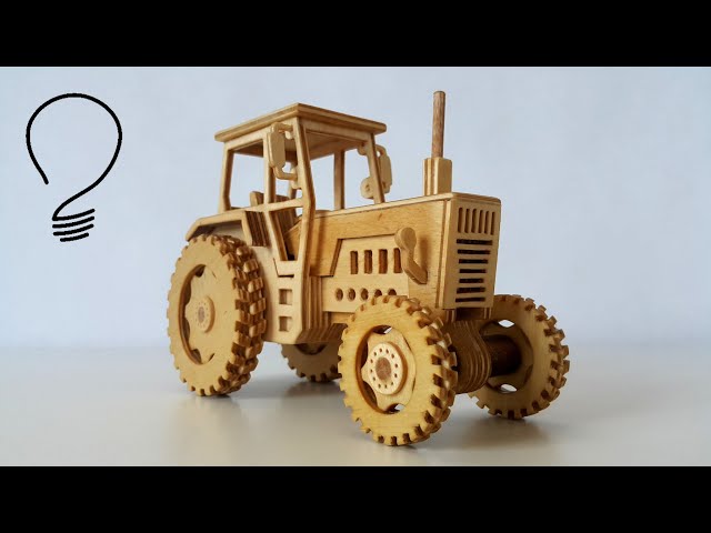 Small Tractor out of Wood