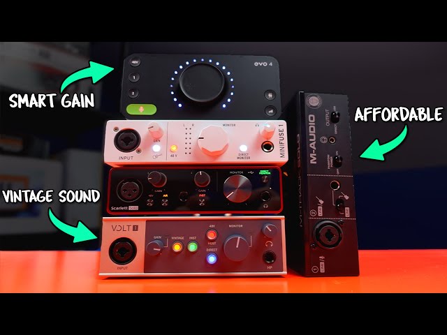 The BEST Audio Interfaces for Beginners in 2024