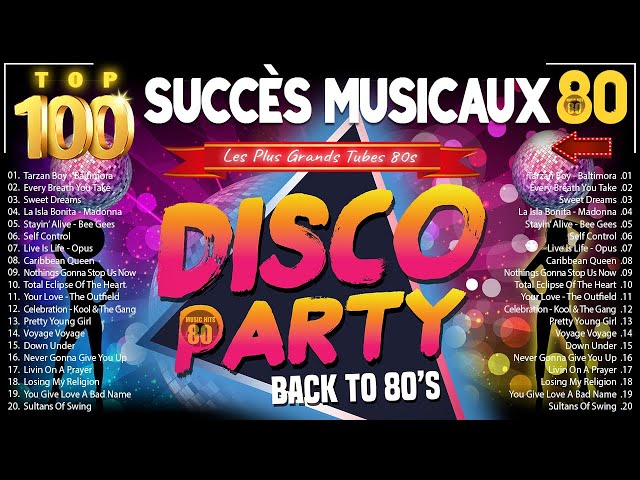 Meilleures Chansons Disco Des Années 80 - Dance Music 80s Disco Songs - Tous Les N°1 Des Annees 80