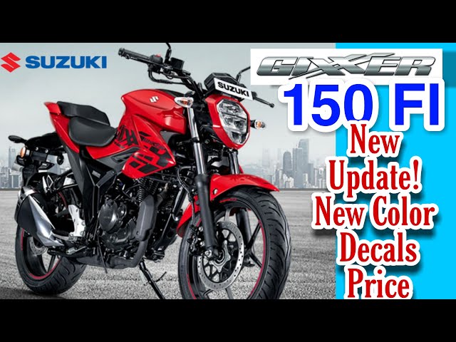 Update ng Suzuki  Pinakabagong COLOR at DECALS ng GIXXER 150 FI, New Price  , San Makakabili-GUANZON