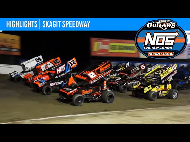 World of Outlaws NOS Energy Drink Sprint Cars | Skagit Speedway | September 1, 2023 | HIGHLIGHTS