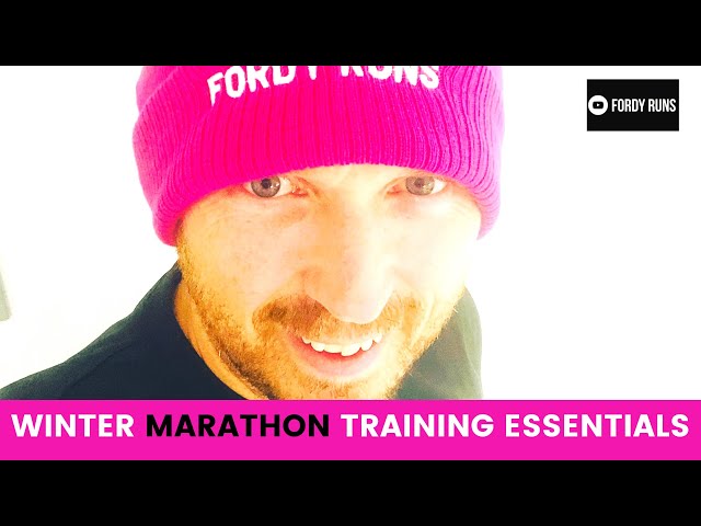Winter Marathon Training Essential Gear