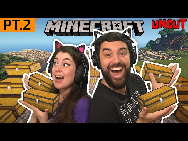 Starting our ULTIMATE STORAGE base! (Minecraft S2 pt.2 uncut)