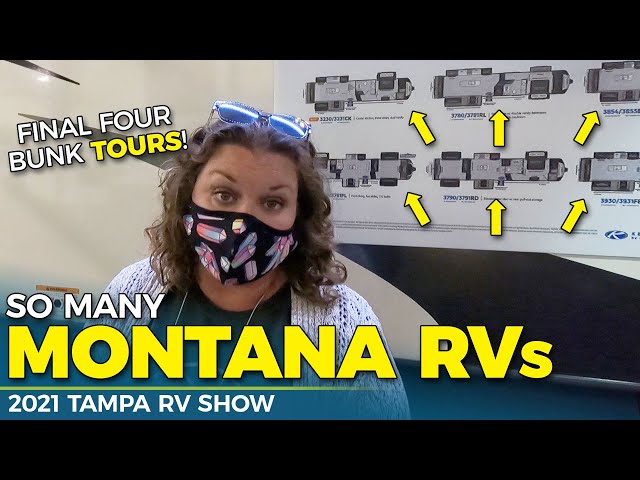Worth It? Montana Fifth Wheel Bunkhouse RVs at the 2021 Tampa RV Show