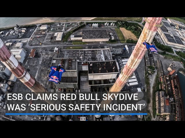 ESB claims Red Bull skydive over Dublin was a 'serious safety incident'