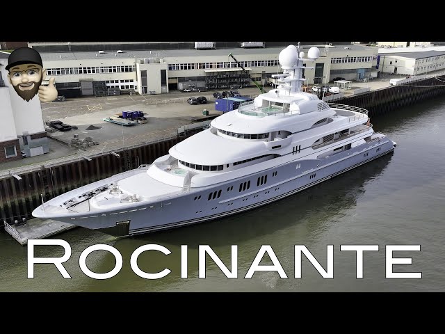 Yacht ROCINANTE - for Service and Refit at Lürssen shipyard