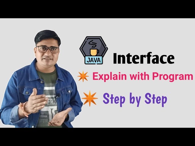 Interface Program in Java | Interface in Java in Hindi | Java Interface In Hindi